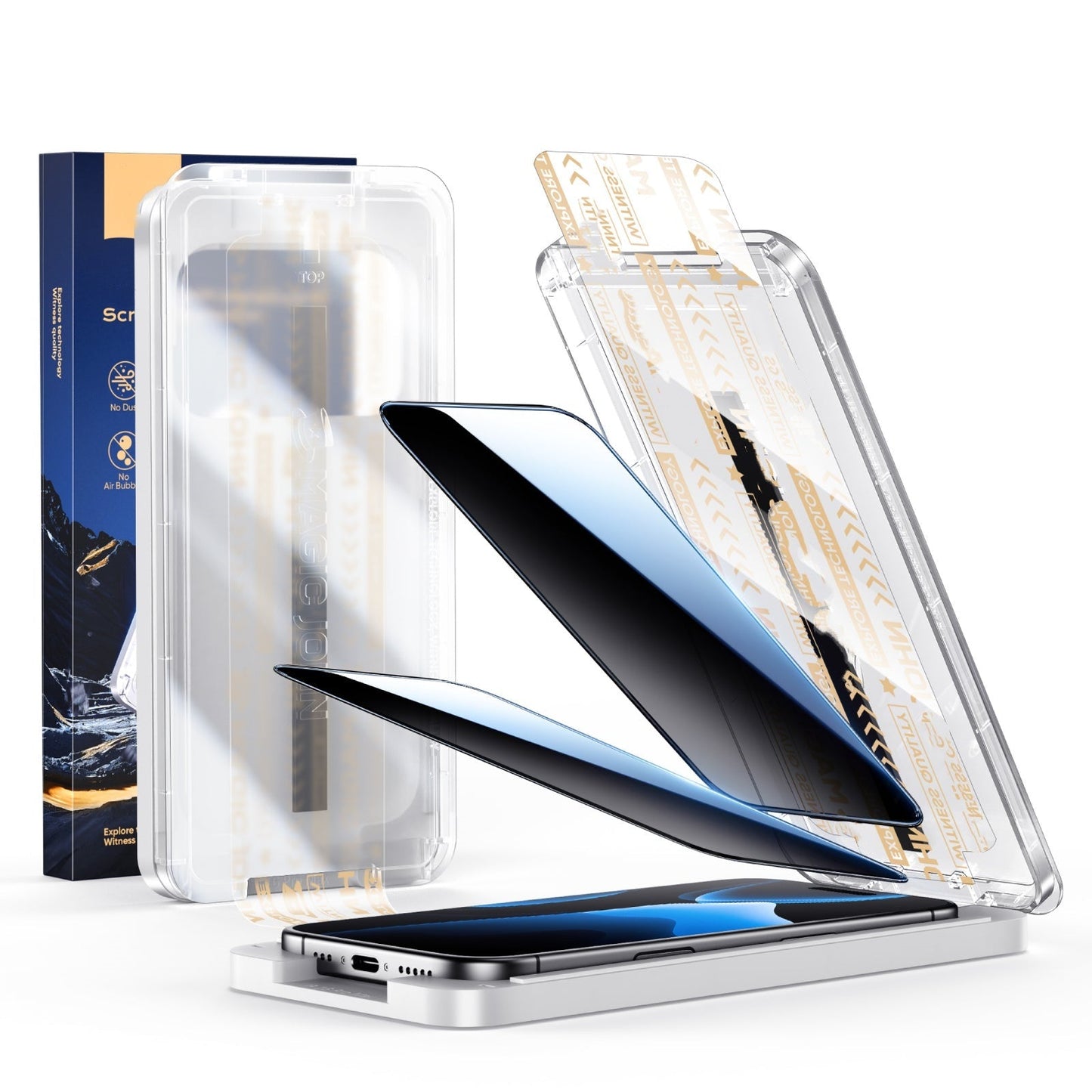 Final 3 Hours: 60%OFF🔥Upgraded Screen Protector - Automatic Dust Free Eco-Friendly Protection