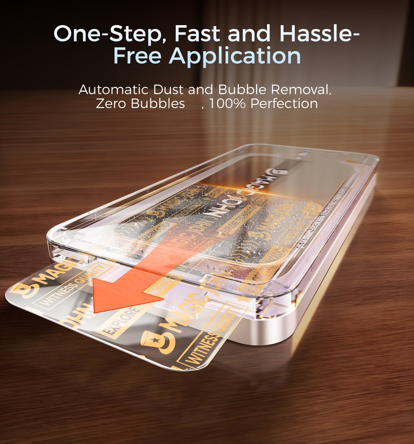 Final 3 Hours: 60%OFF🔥Upgraded Screen Protector - Automatic Dust Free Eco-Friendly Protection