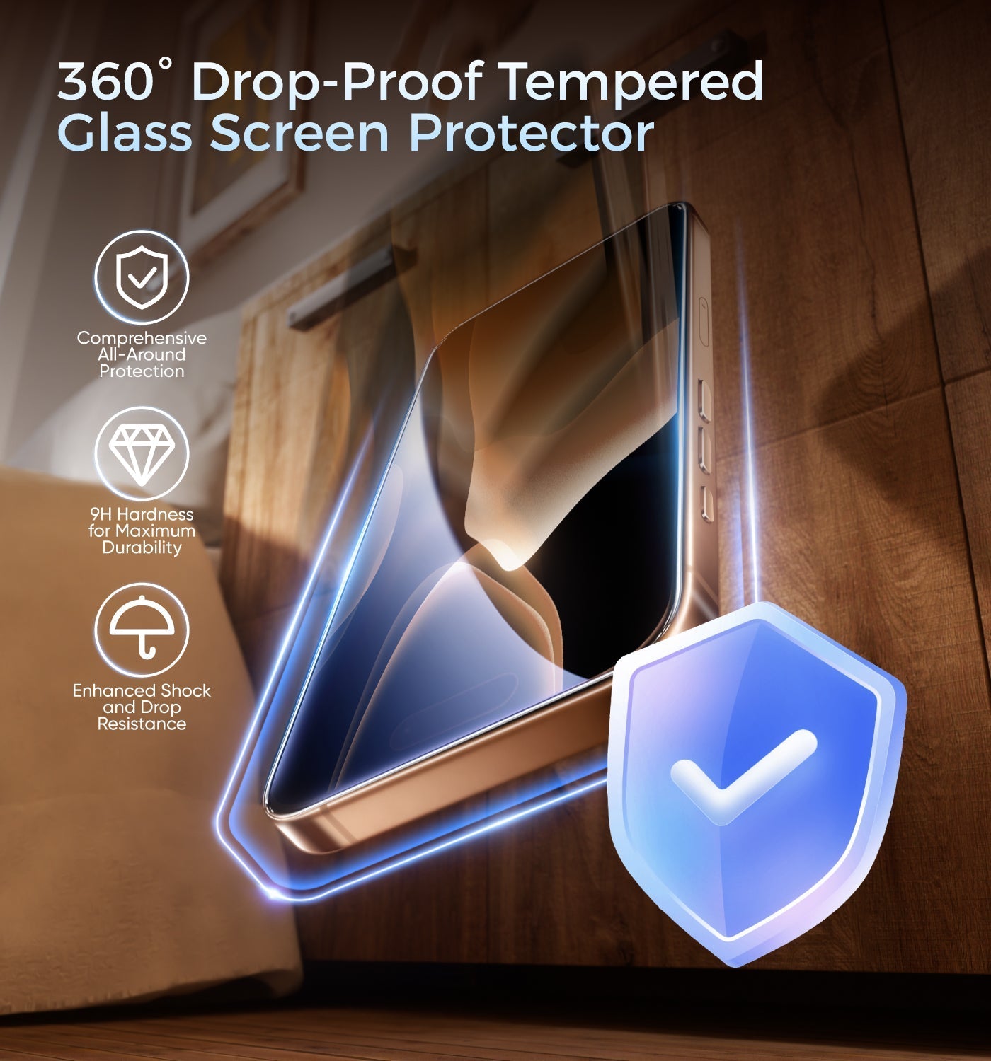 Final 3 Hours: 60%OFF🔥Upgraded Screen Protector - Automatic Dust Free Eco-Friendly Protection