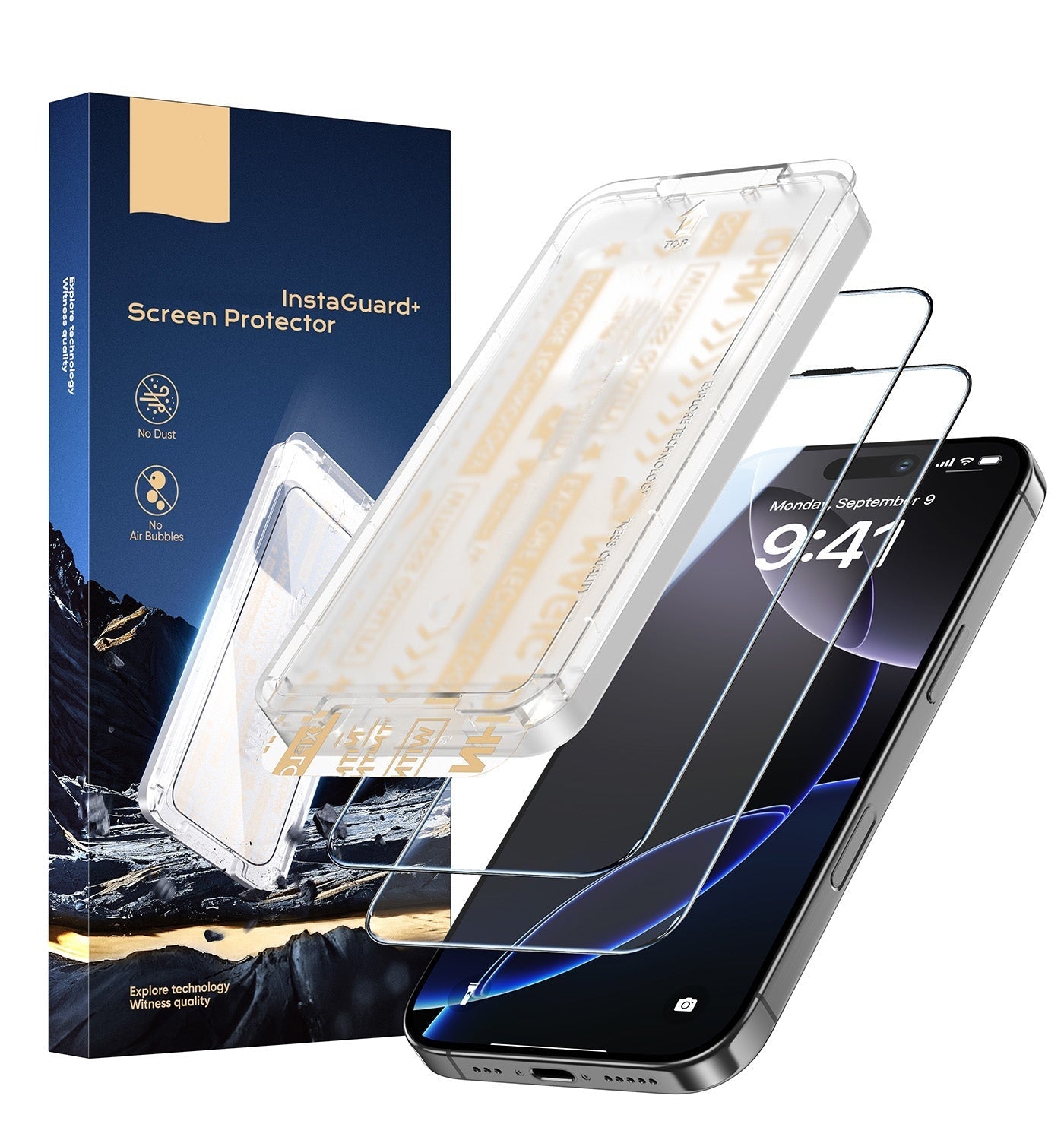 Final 3 Hours: 60%OFF🔥Upgraded Screen Protector - Automatic Dust Free Eco-Friendly Protection