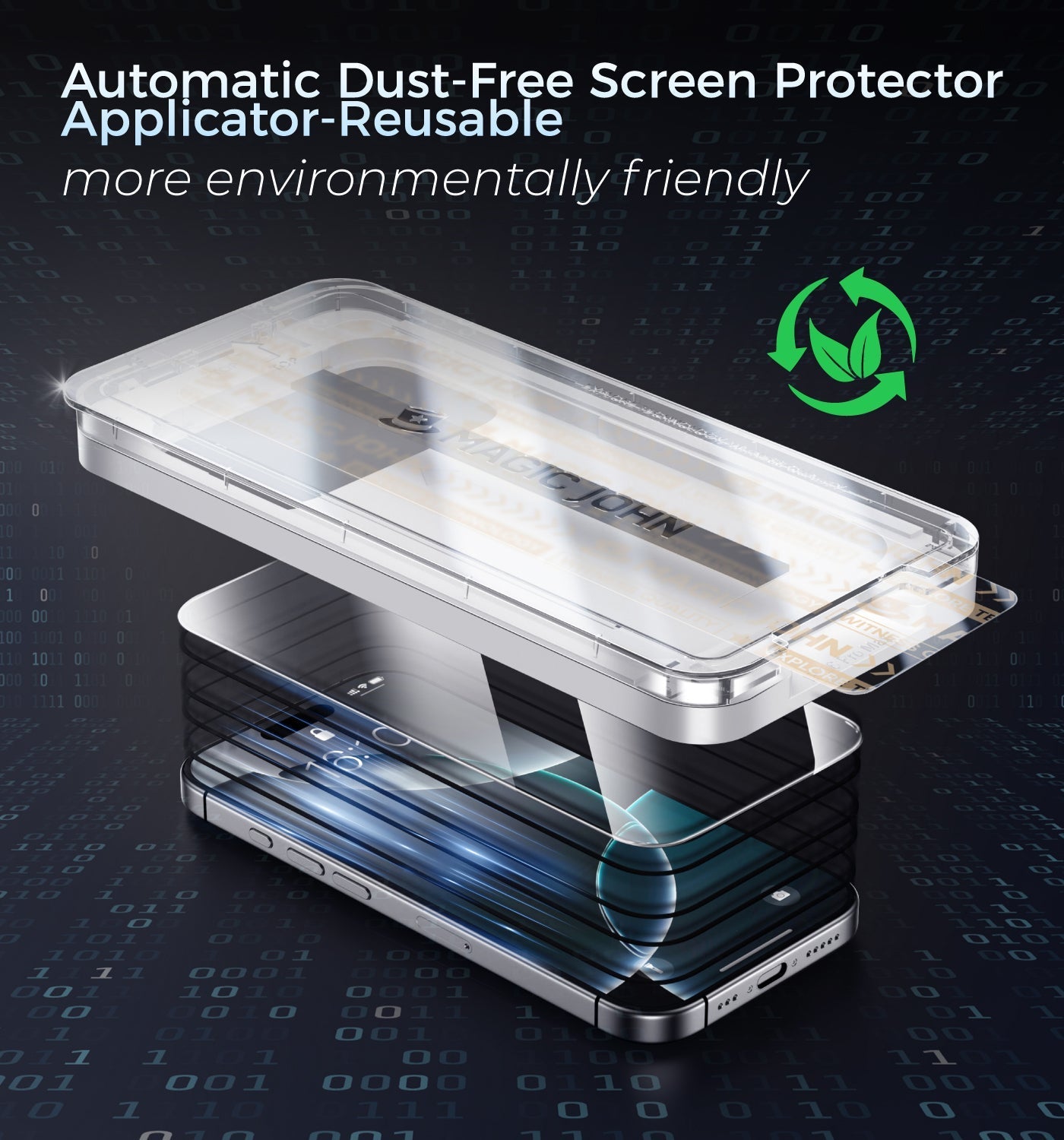 Final 3 Hours: 60%OFF🔥Upgraded Screen Protector - Automatic Dust Free Eco-Friendly Protection