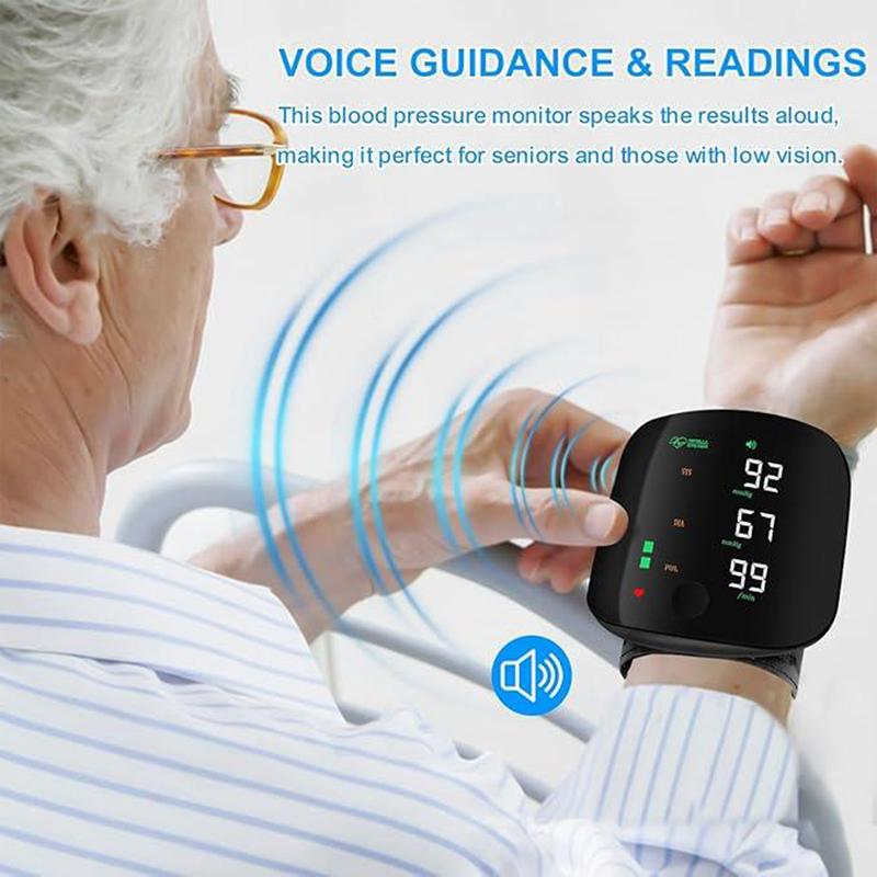 Final 3 Hours: 70%OFF🔥Wrist Blood Pressure Monitor – LED Touch Screen & Adjustable Fit