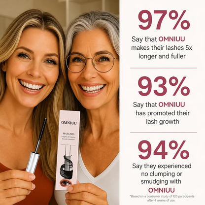 OMNIUU® Waterproof Fibre Mascara💧  – Volume & Length without Clumping for Dramatic Moments