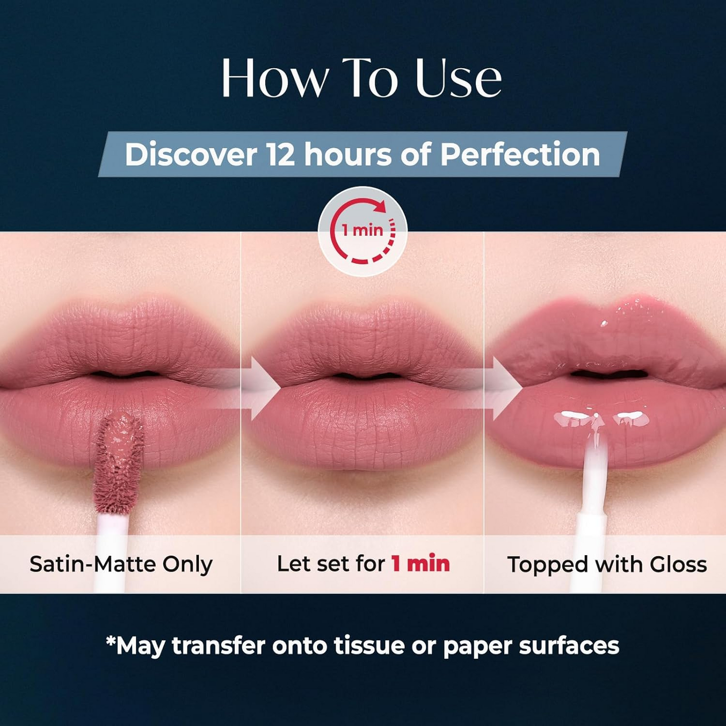 Perfect Twin Lip — Dual-Ended Liquid Lipstick with Velvet Matte Color and Glossy Shine - 903 Nude Odd - 1 Piece