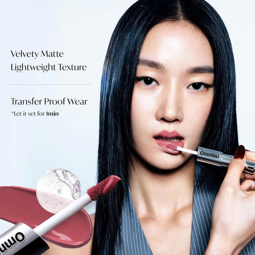Perfect Twin Lip — Dual-Ended Liquid Lipstick with Velvet Matte Color and Glossy Shine
