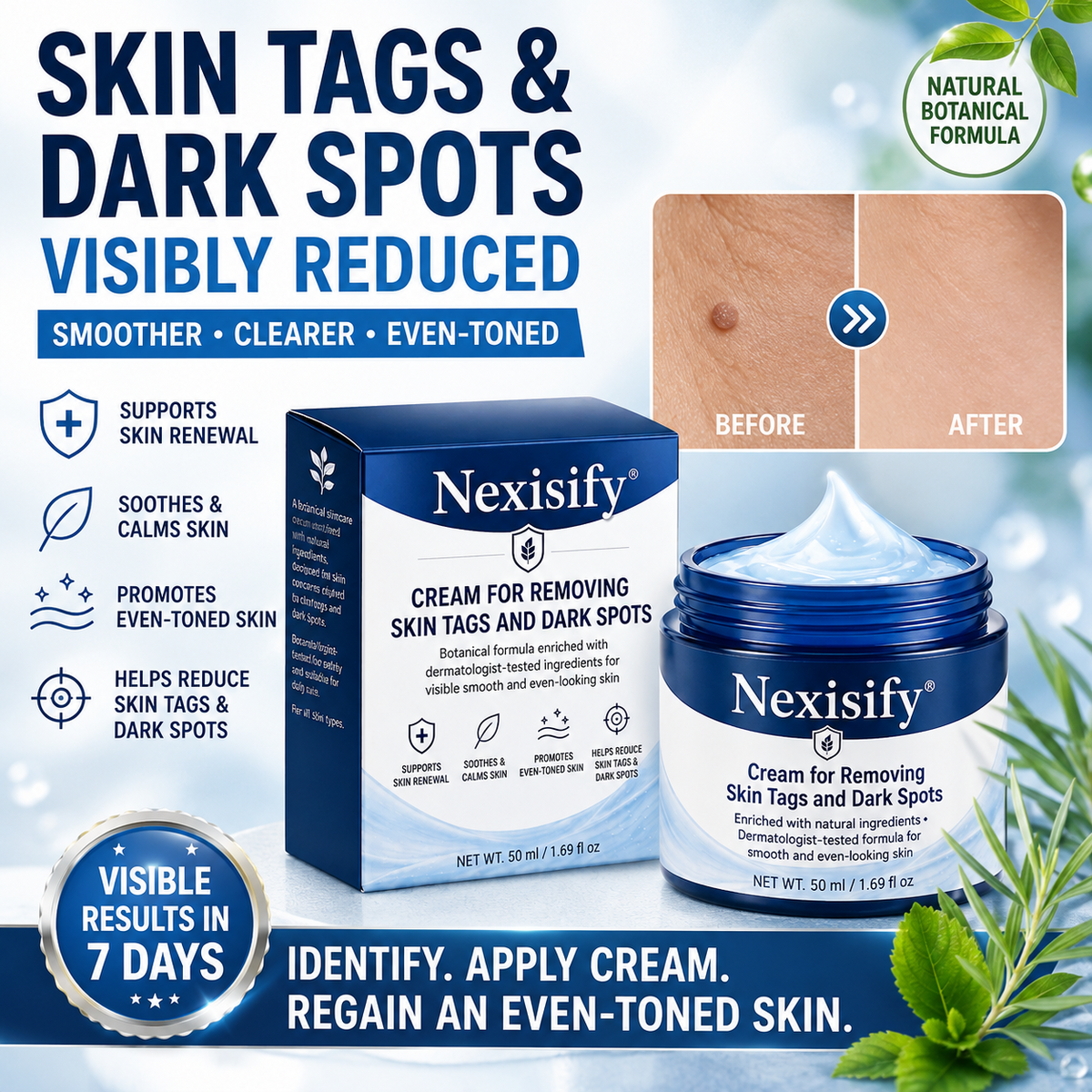 Advanced Correcting Cream for Skin Tags, Moles & Spots – 7‑Day Painless & Scar‑Free – Advanced Care for Skin Imperfections