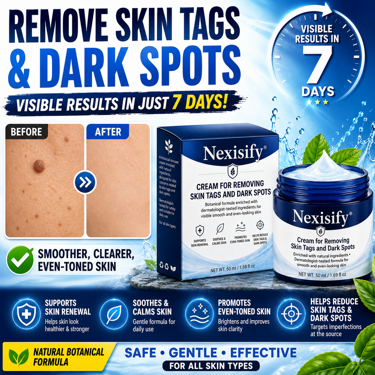 Advanced Correcting Cream for Skin Tags, Moles & Spots – 7‑Day Painless & Scar‑Free – Advanced Care for Skin Imperfections
