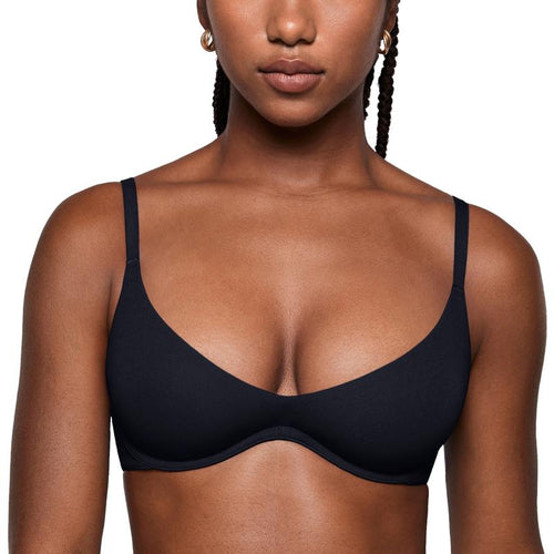 Women's NESLEMY Plus Plunge Bra - Unlined Underwire Sexy Demi Balconette Bras