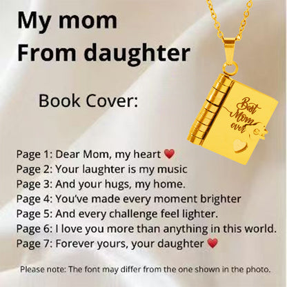 Final 3 Hours: 60%OFF🔥Book Necklace for Granddaughter