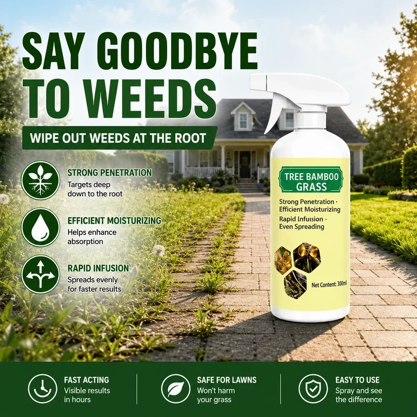 🔥Fast-Acting Natural Weed & Grass Killer Spray
