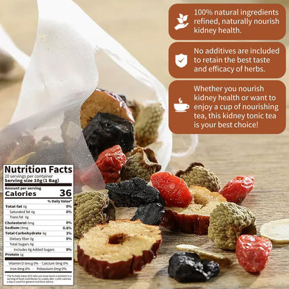 🌿Panax & Mulberry Herbal Tea🍵Boost Energy, Sleep Better, Support Kidneys