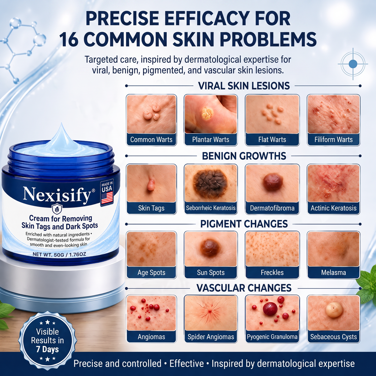 Advanced Correcting Cream for Skin Tags, Moles & Spots – 7‑Day Painless & Scar‑Free – Advanced Care for Skin Imperfections
