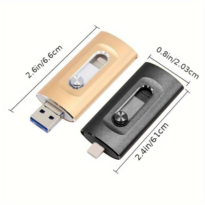 Final 3 Hours: 60%OFF⚡3 in 1 Flash Drive⚡ Portable High Speed USB 3.0 Memory Storage