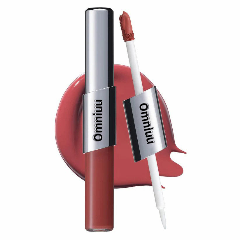 Perfect Twin Lip — Dual-Ended Liquid Lipstick with Velvet Matte Color and Glossy Shine