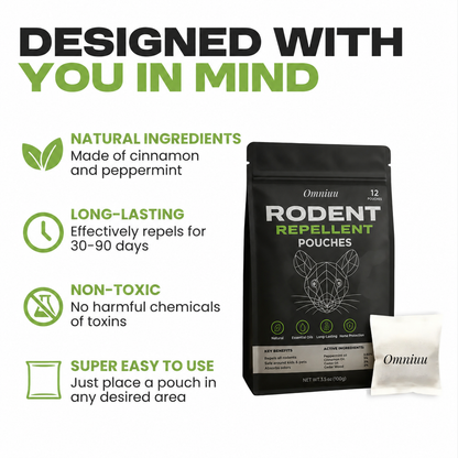 Omniuu® Natural Rodent Repellent Pouches