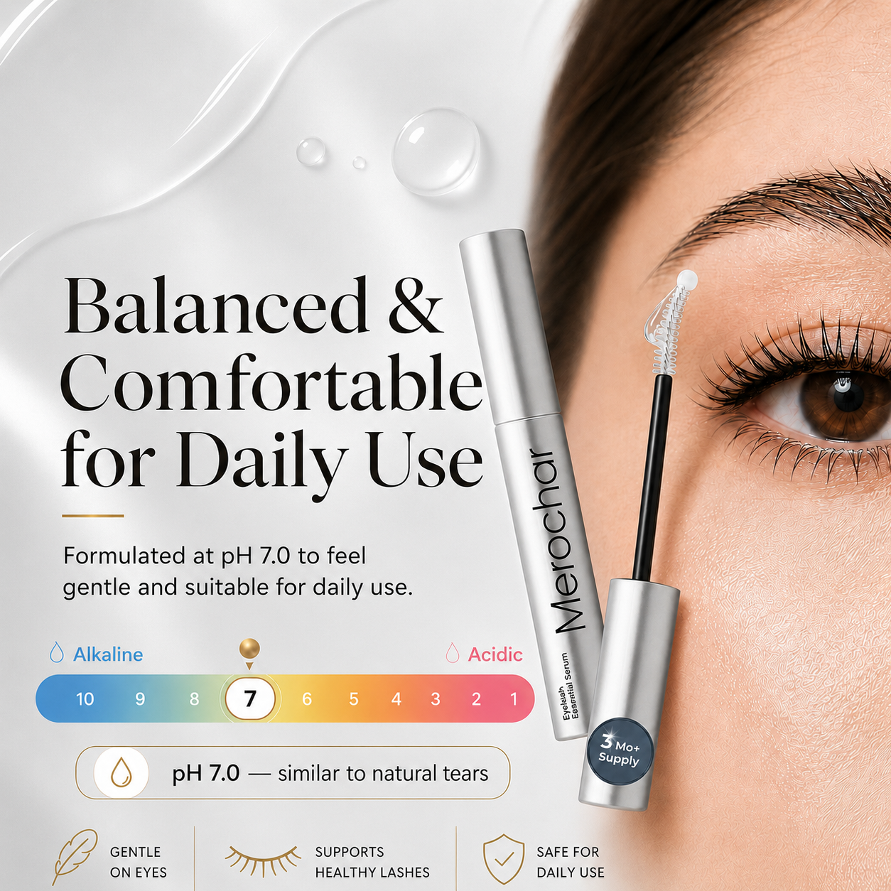 Omniuu™ Korean Eyelash Growth Serum — Fuller, Thicker-Looking Lashes in 2 Weeks