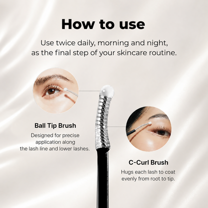 Omniuu™ Korean Eyelash Growth Serum — Fuller, Thicker-Looking Lashes in 2 Weeks