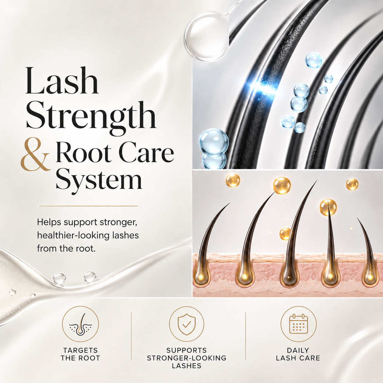 Omniuu™ Korean Eyelash Growth Serum — Fuller, Thicker-Looking Lashes in 2 Weeks