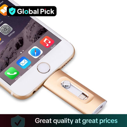 Final 3 Hours: 60%OFF⚡3 in 1 Flash Drive⚡ Portable High Speed USB 3.0 Memory Storage