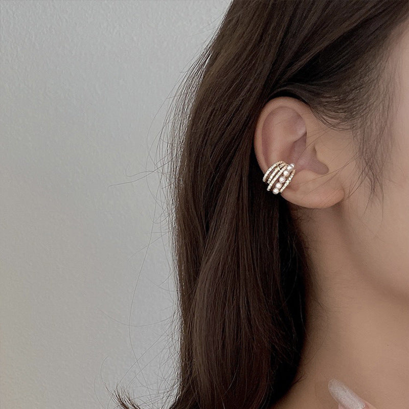 Lymphvity Auriculotherapy White Onyx EarCuff（Limited time discount 🔥 last day）