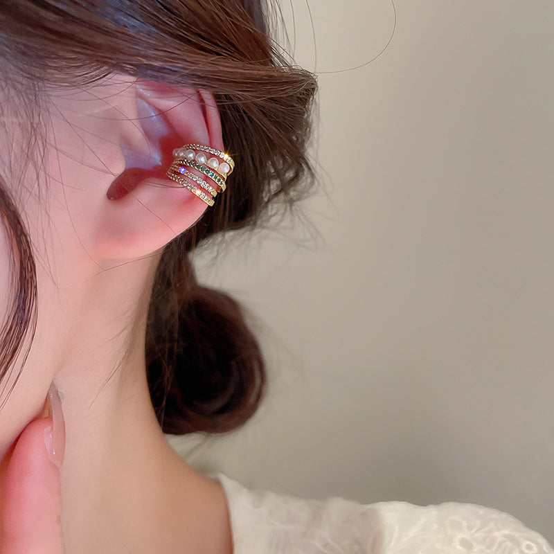 Lymphvity Auriculotherapy White Onyx EarCuff（Limited time discount 🔥 last day）