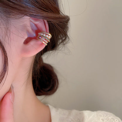 Lymphvity Auriculotherapy White Onyx EarCuff（Limited time discount 🔥 last day）