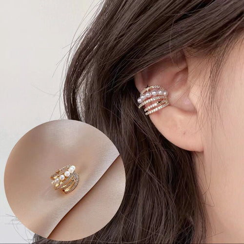 Lymphvity Auriculotherapy White Onyx EarCuff（Limited time discount 🔥 last day）