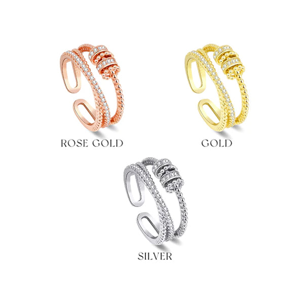Diystar™ Threanic Triple-Spin Ring（Limited time discount 🔥 last day）