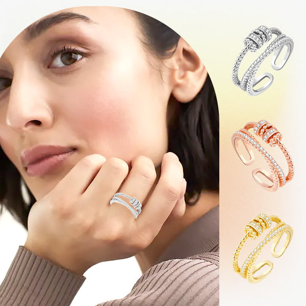 Diystar™ Threanic Triple-Spin Ring（Limited time discount 🔥 last day）